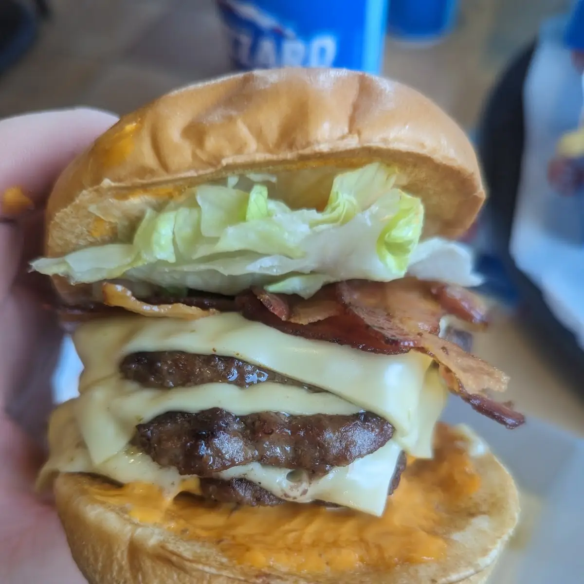 Flamethrower Burger