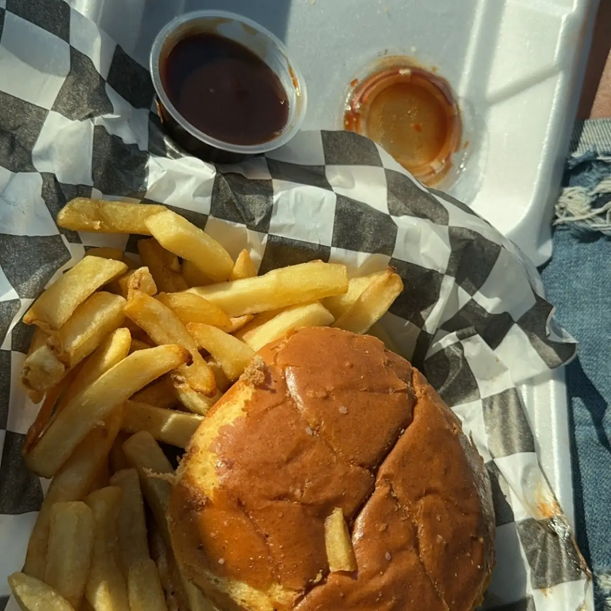 Brisket Double Cheeseburger Combo