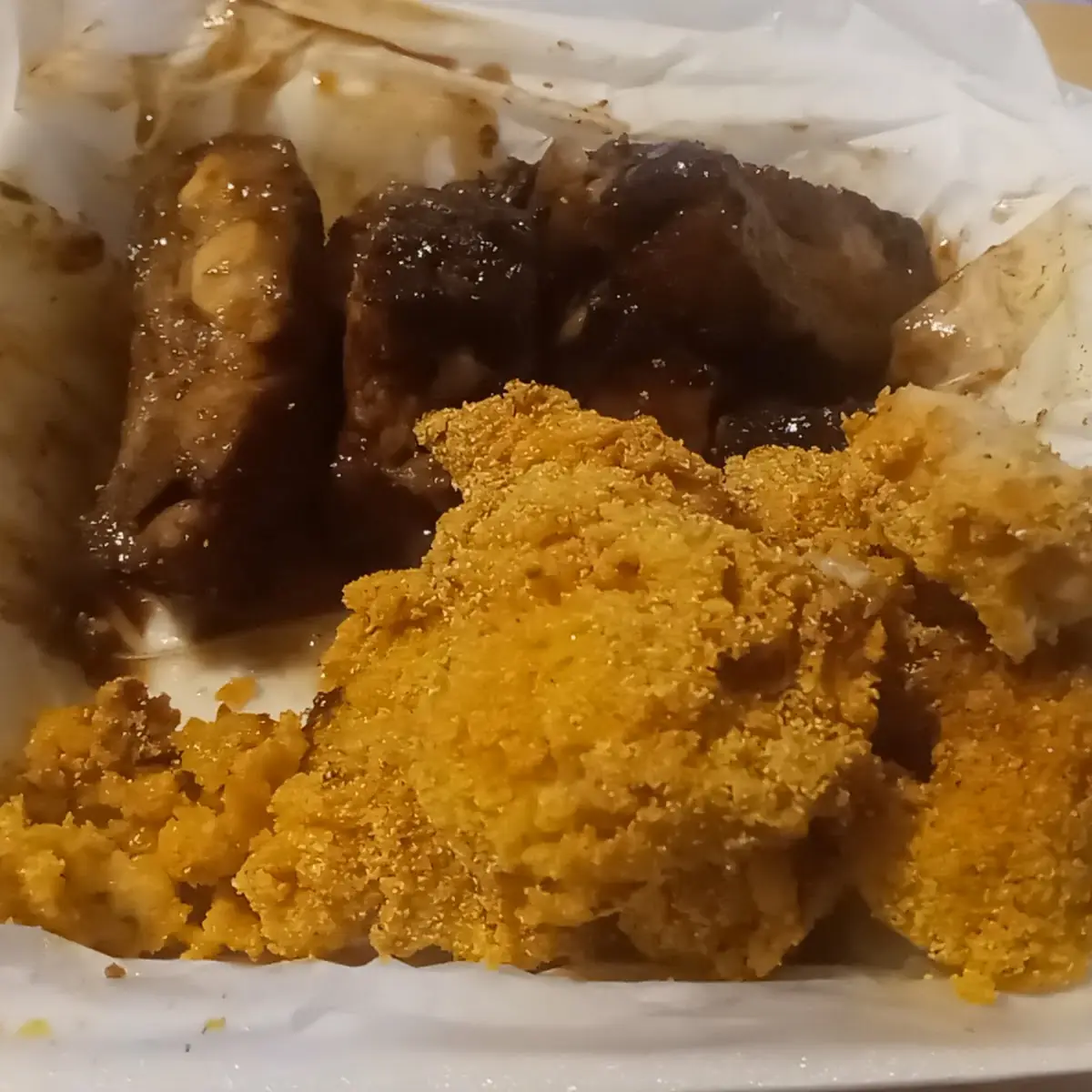 Catfish Nuggets and Rib Tips