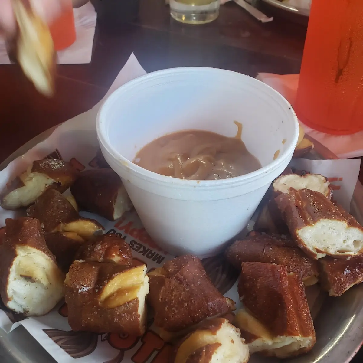 Beer Cheese Pretzels
