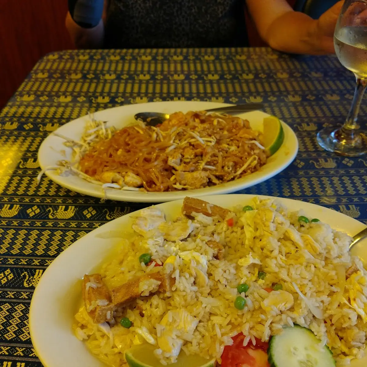 Phad Thai and Thai Fried Rice