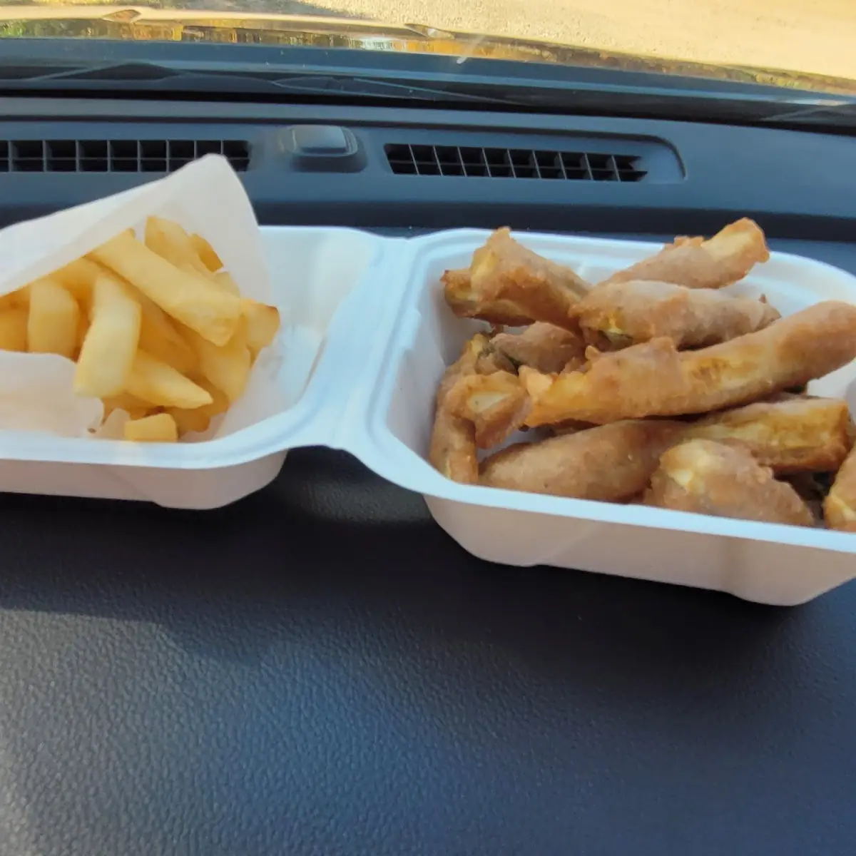 French Fries & Fried Zucchini