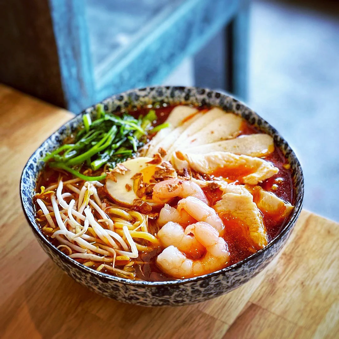 Prawn Noodles, TWO CIRCLES CAFE