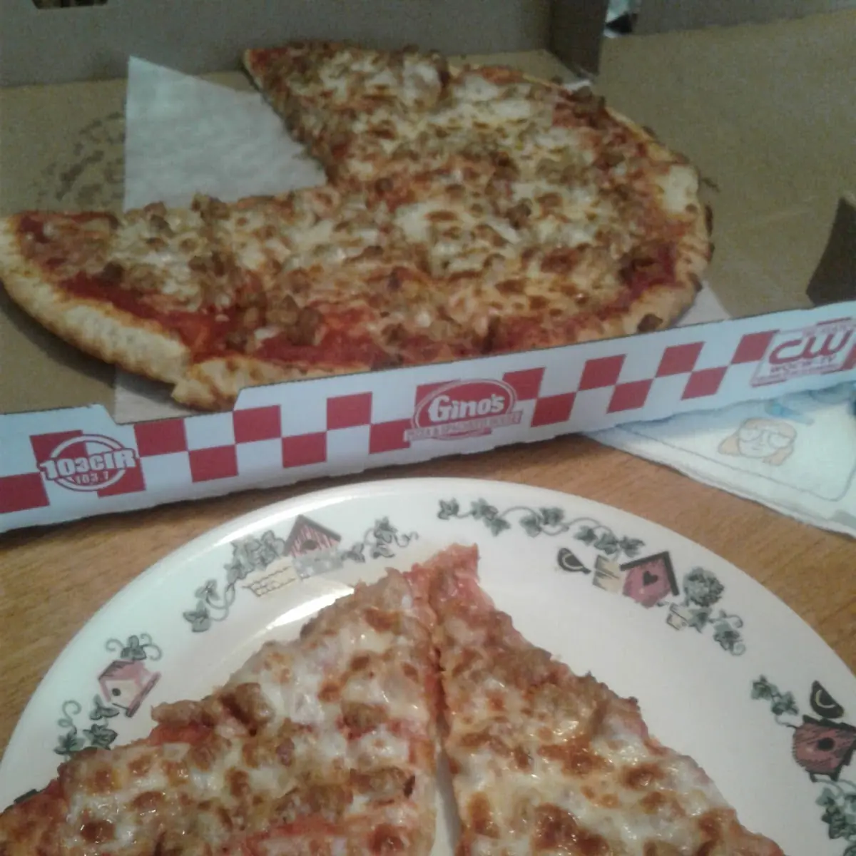 Sausage Pizza