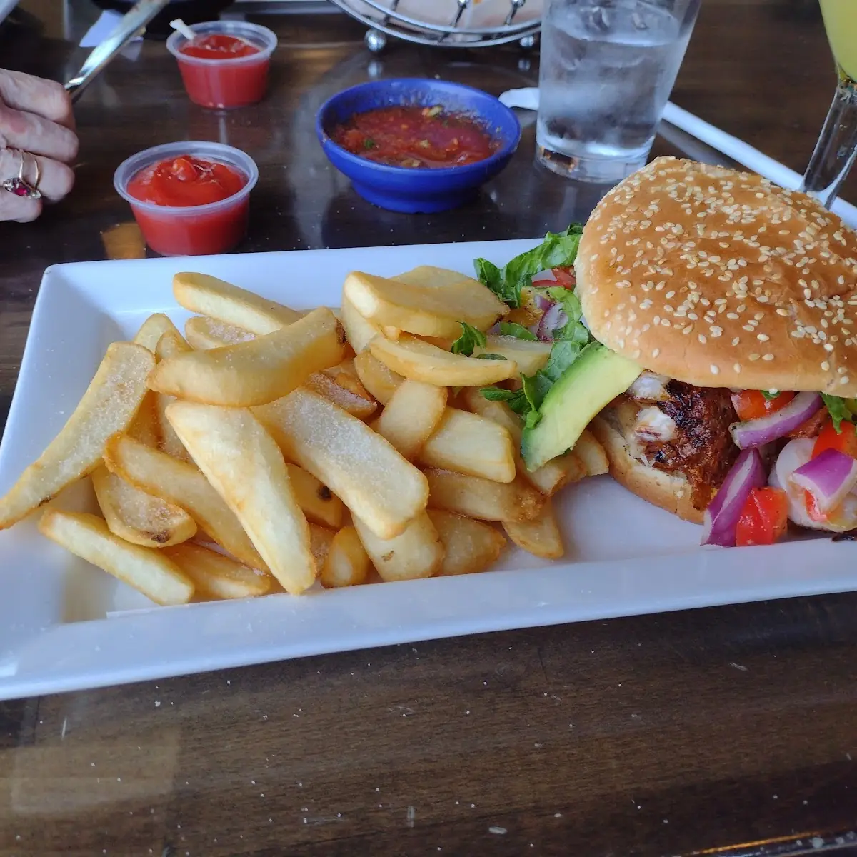 Kids Cheese Burger with Fries