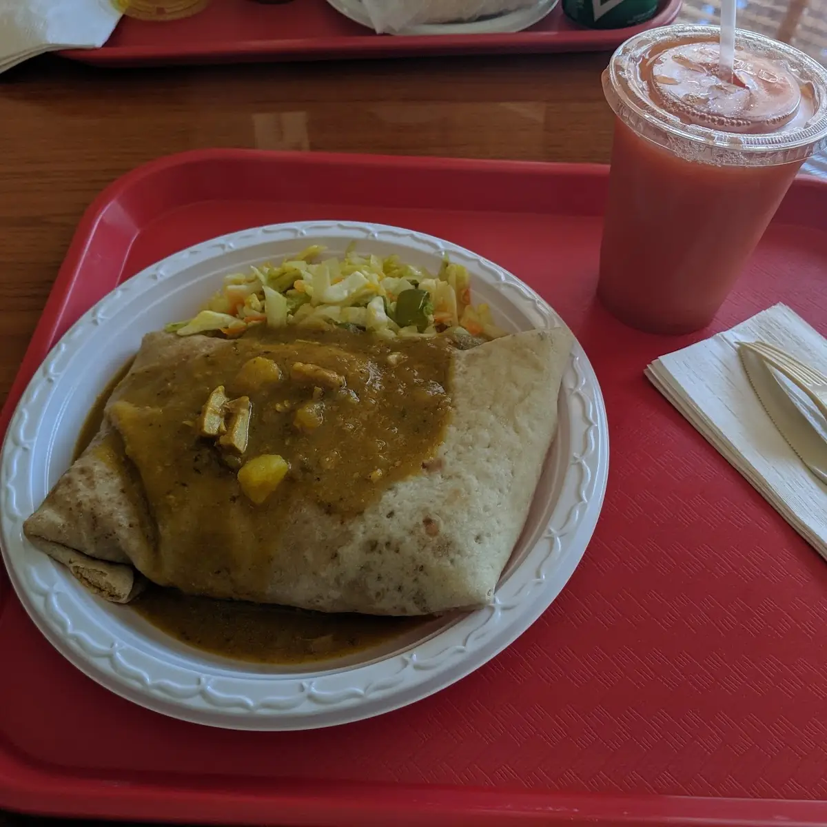 Curry Chicken Roti