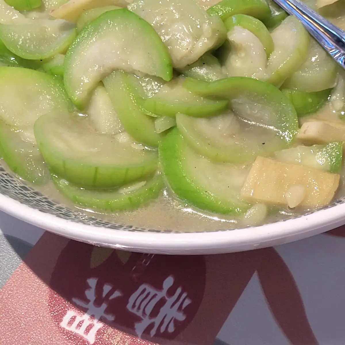 Stir-Fried Loofah