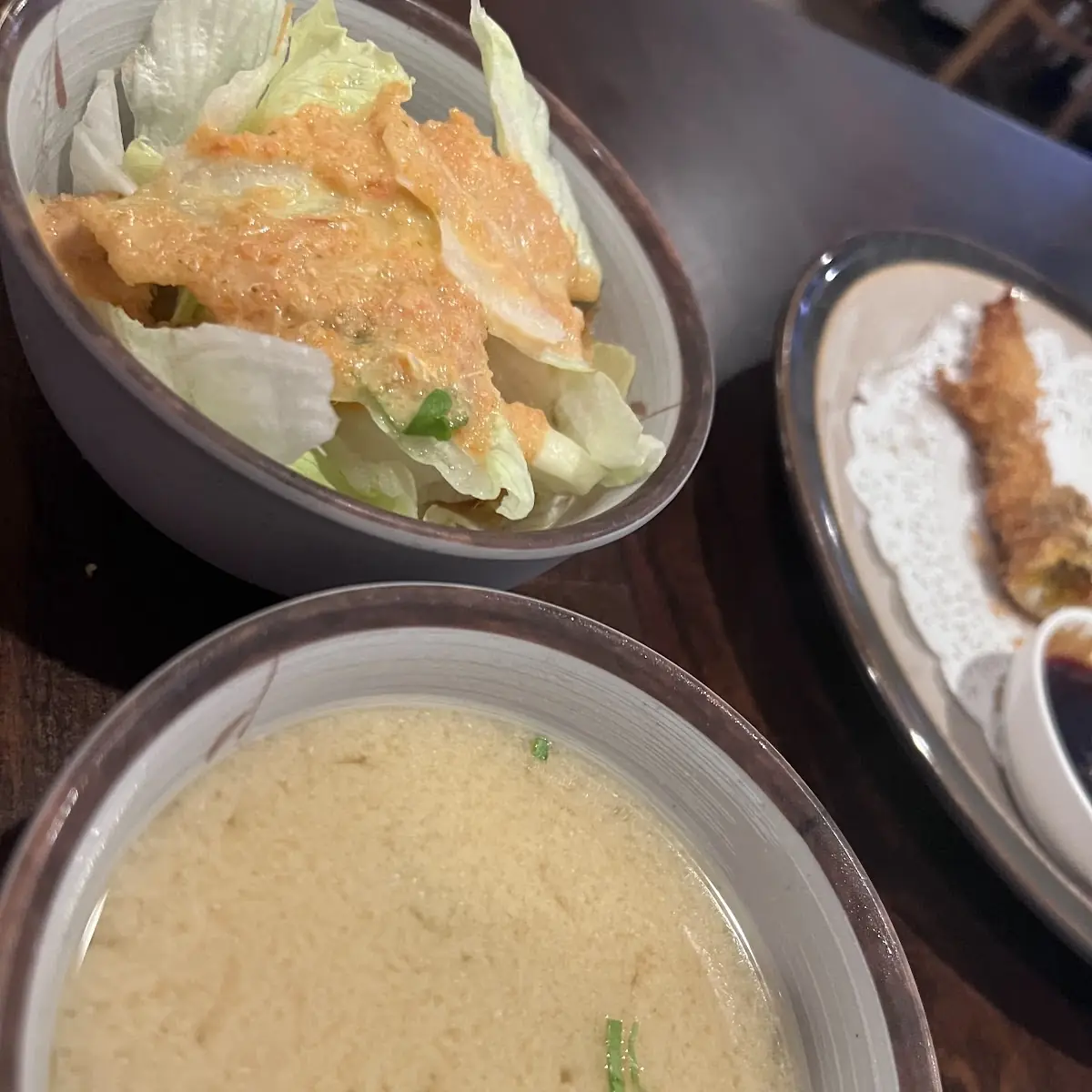 Miso Soup and Side Salad