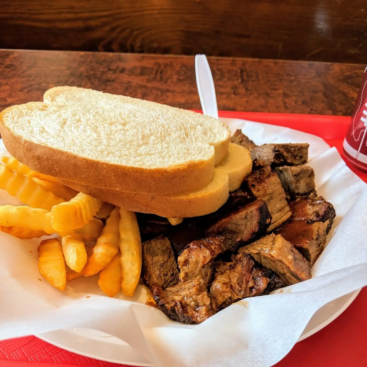 Lean Sliced Barbequed Brisket Burnt Ends