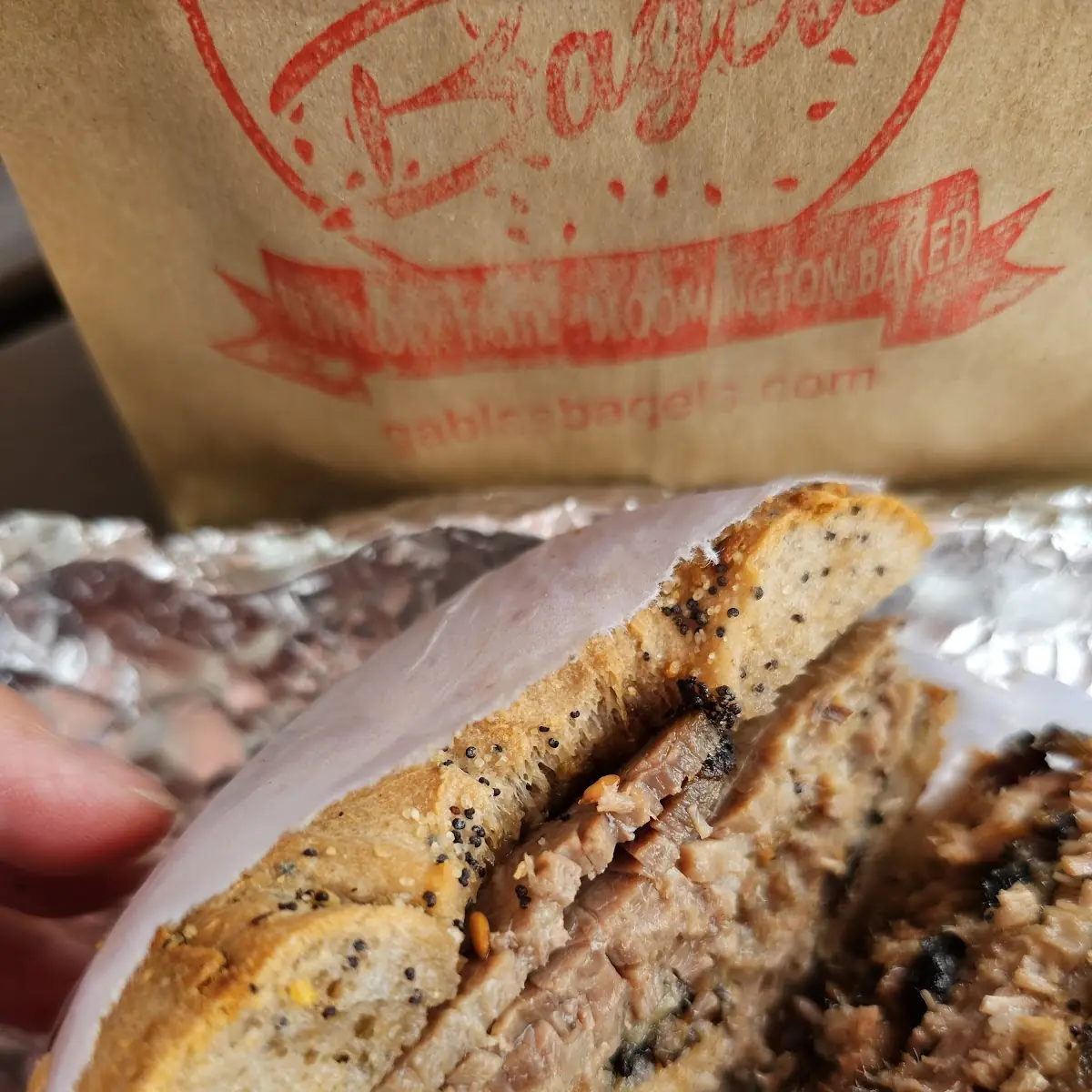 Gluten Free Everything Bagel with Brisket