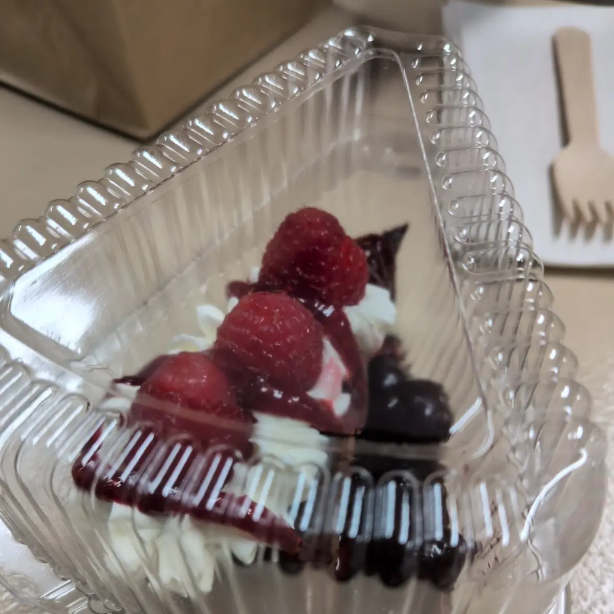Triple Chocolate Cake with Choice if Toppings