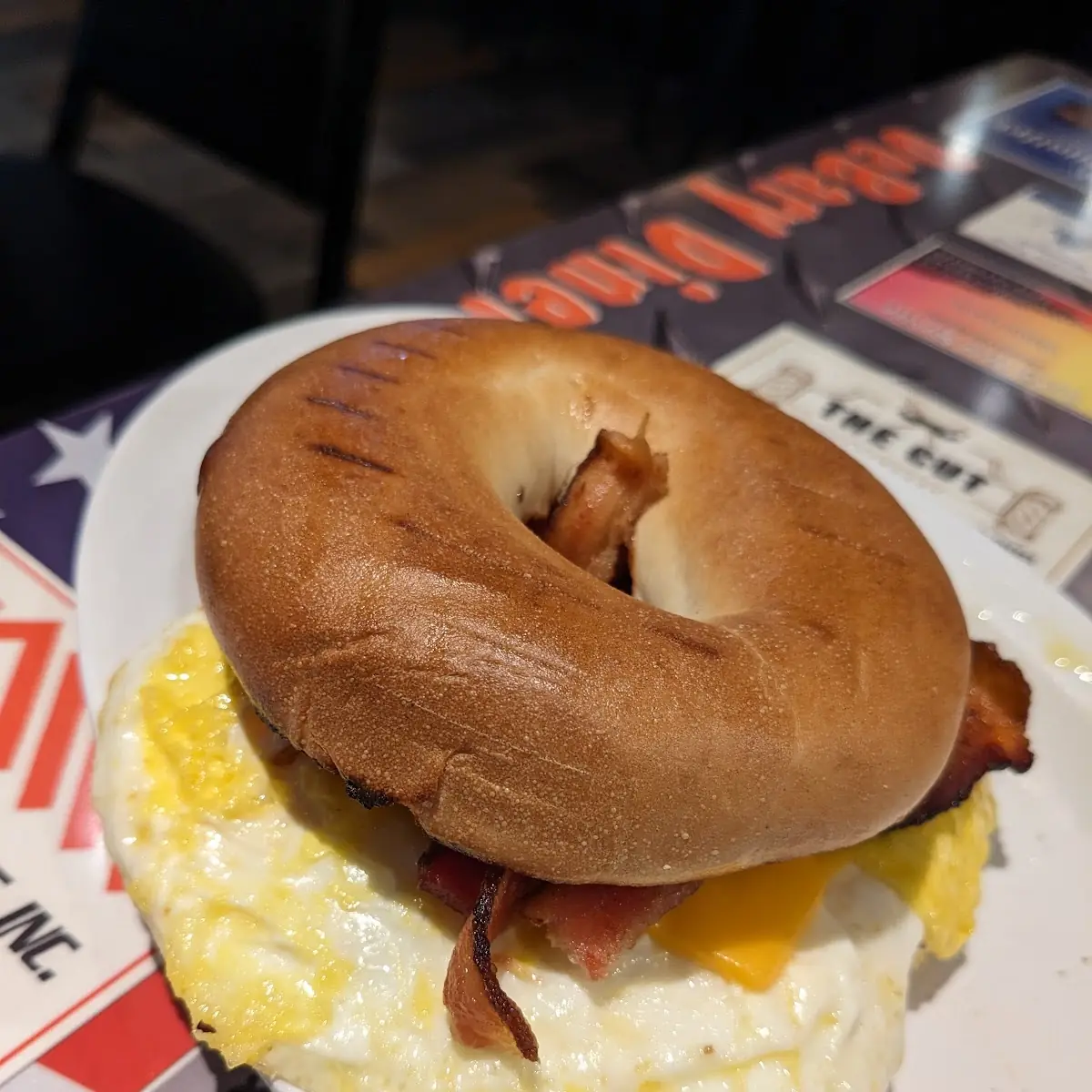 Sausage Egg and Cheese Bagel