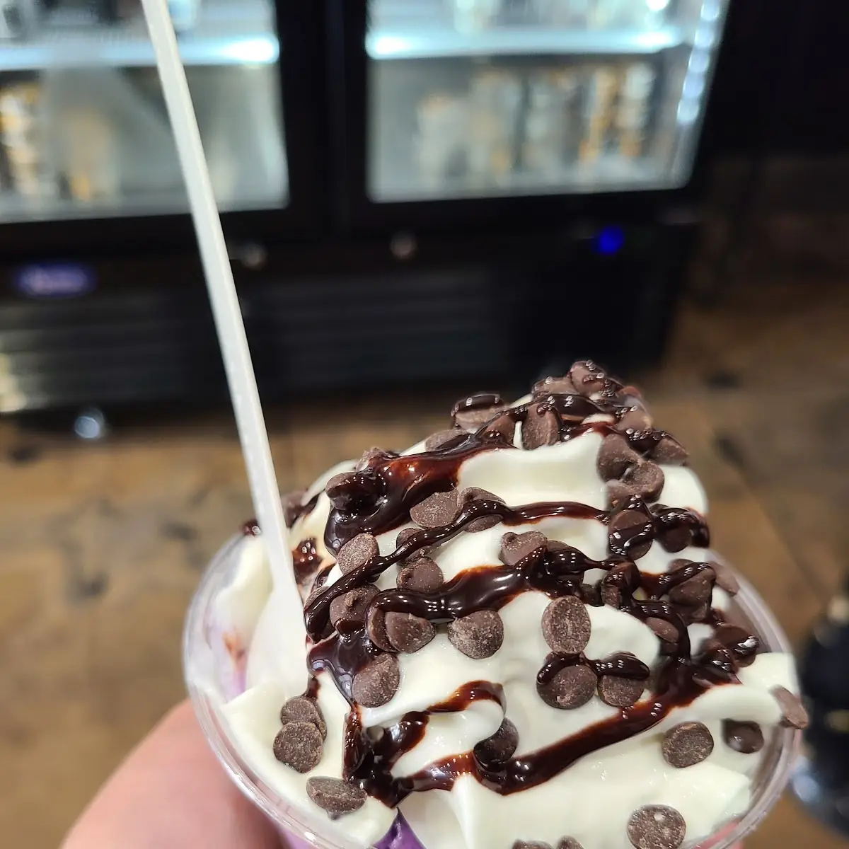 Ube Brownie Sundae