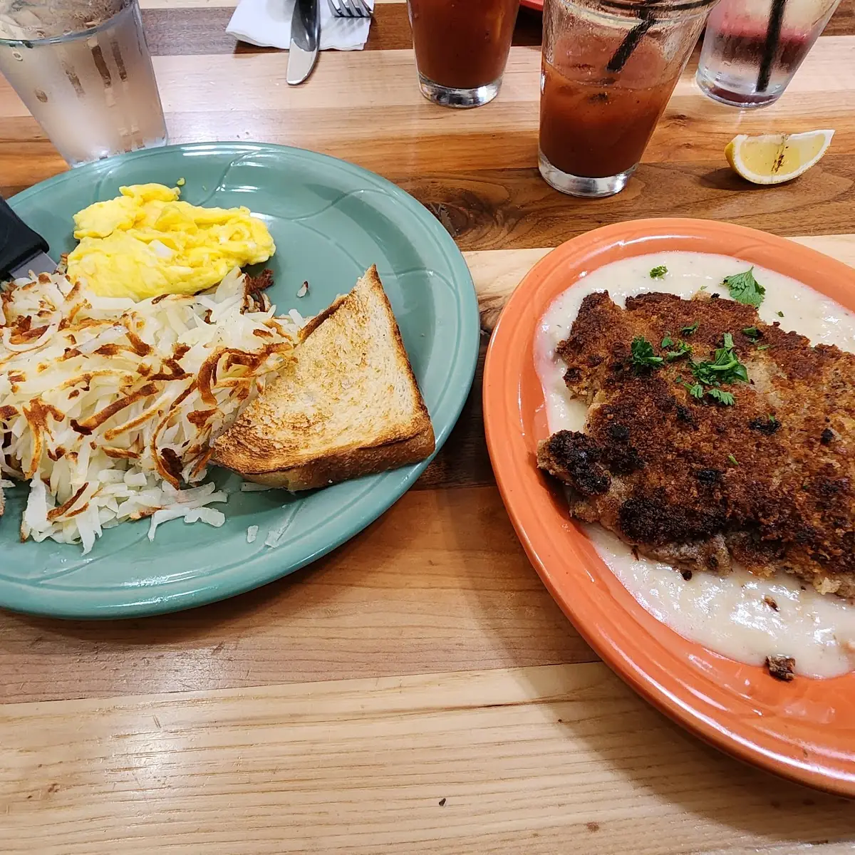 Chicken Fried Steak and Eggs