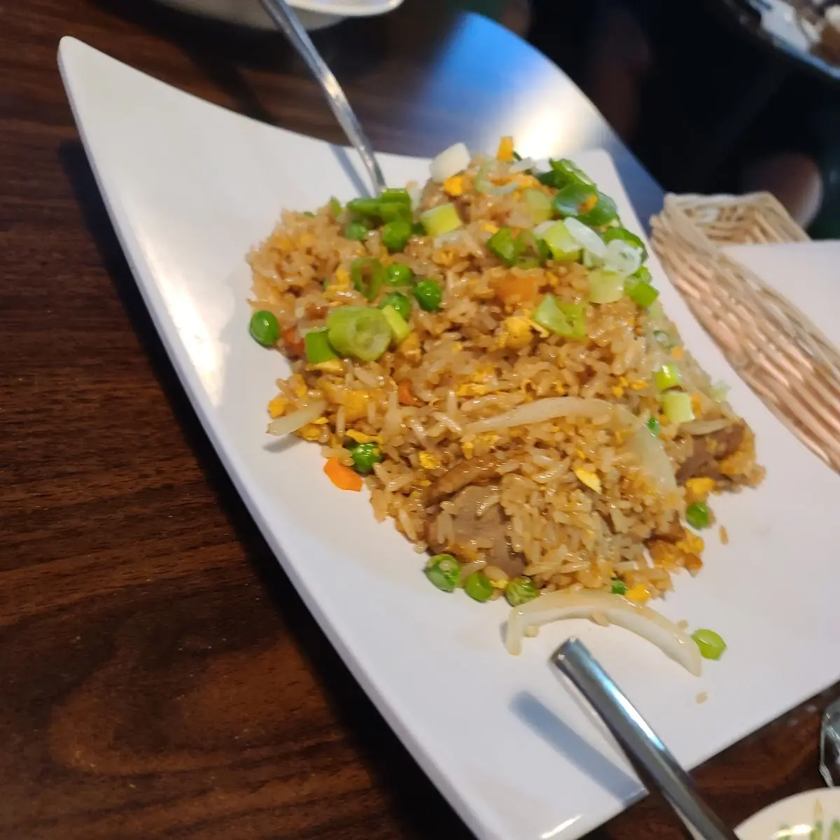 Chili Mint Fried Tofu Fried Rice