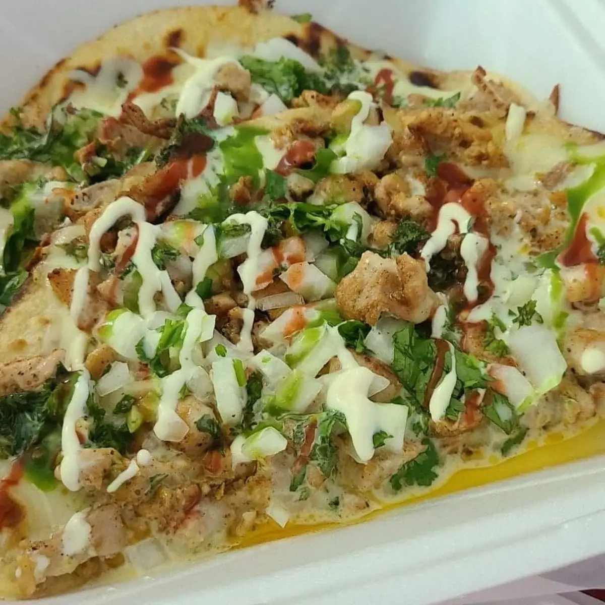 Open Face Quesadilla
