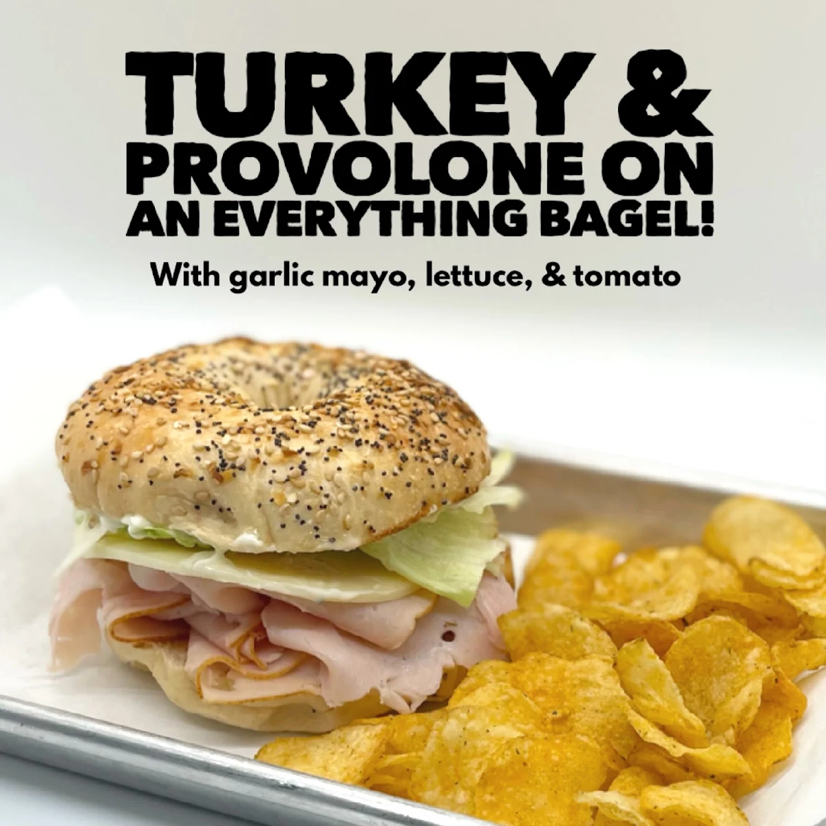 Smoked Turkey Bagel