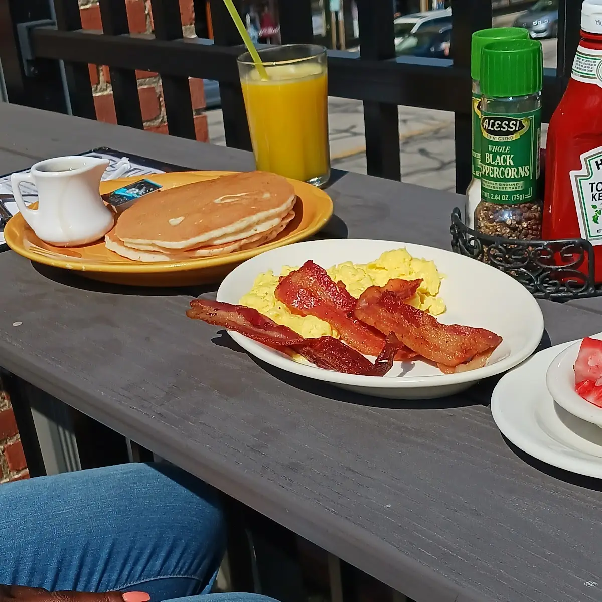 Bacon Eggs and Hotcakes