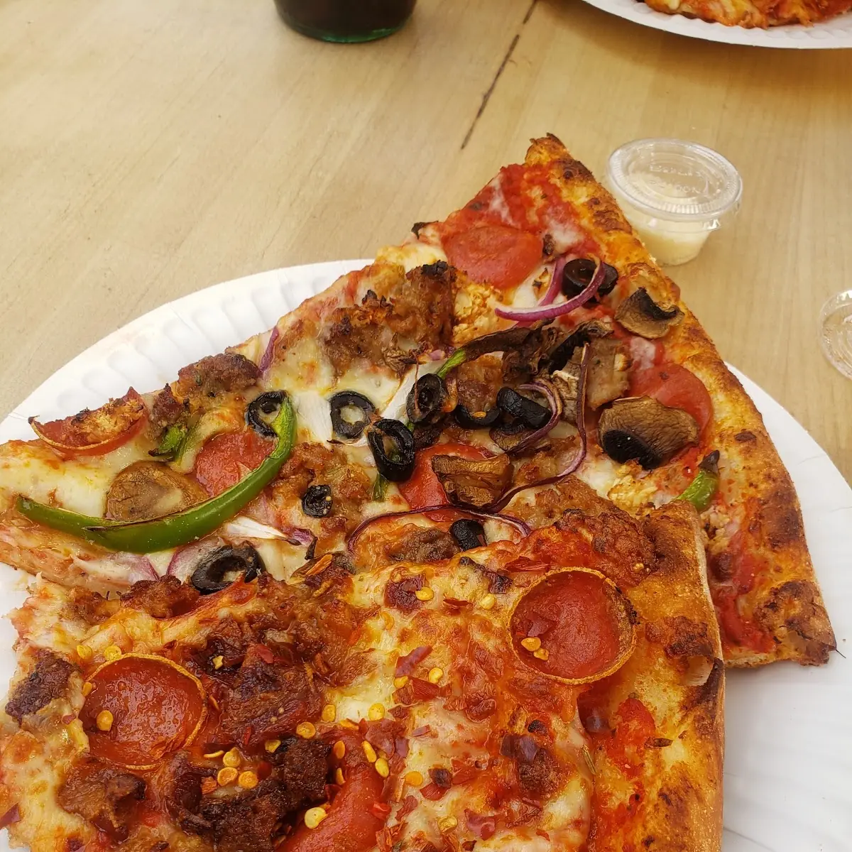 18 Pepperoni Pizza Y Pizza Vegetariana