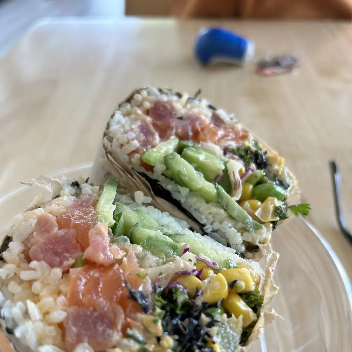 Poke Burrito Ahi Tuna