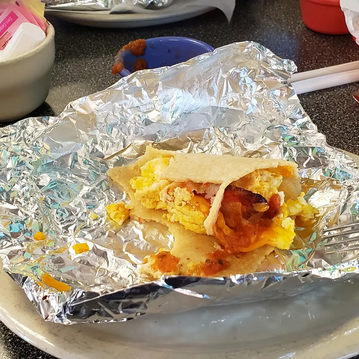 Bacon Egg and Cheese Taco
