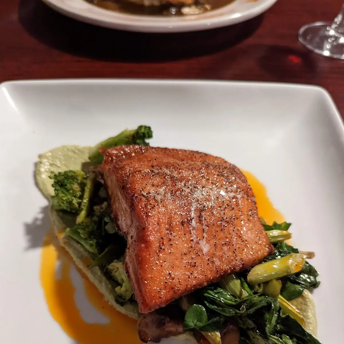 Grilled Salmon with Veggies