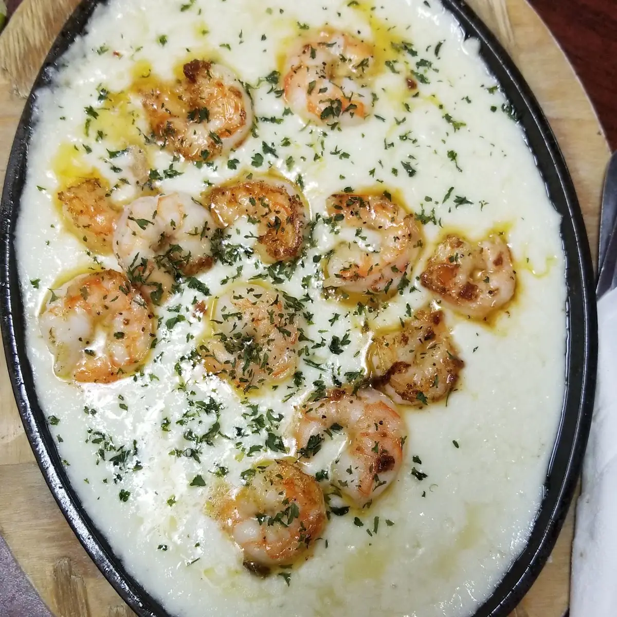 Queso Fundido Con Camarones