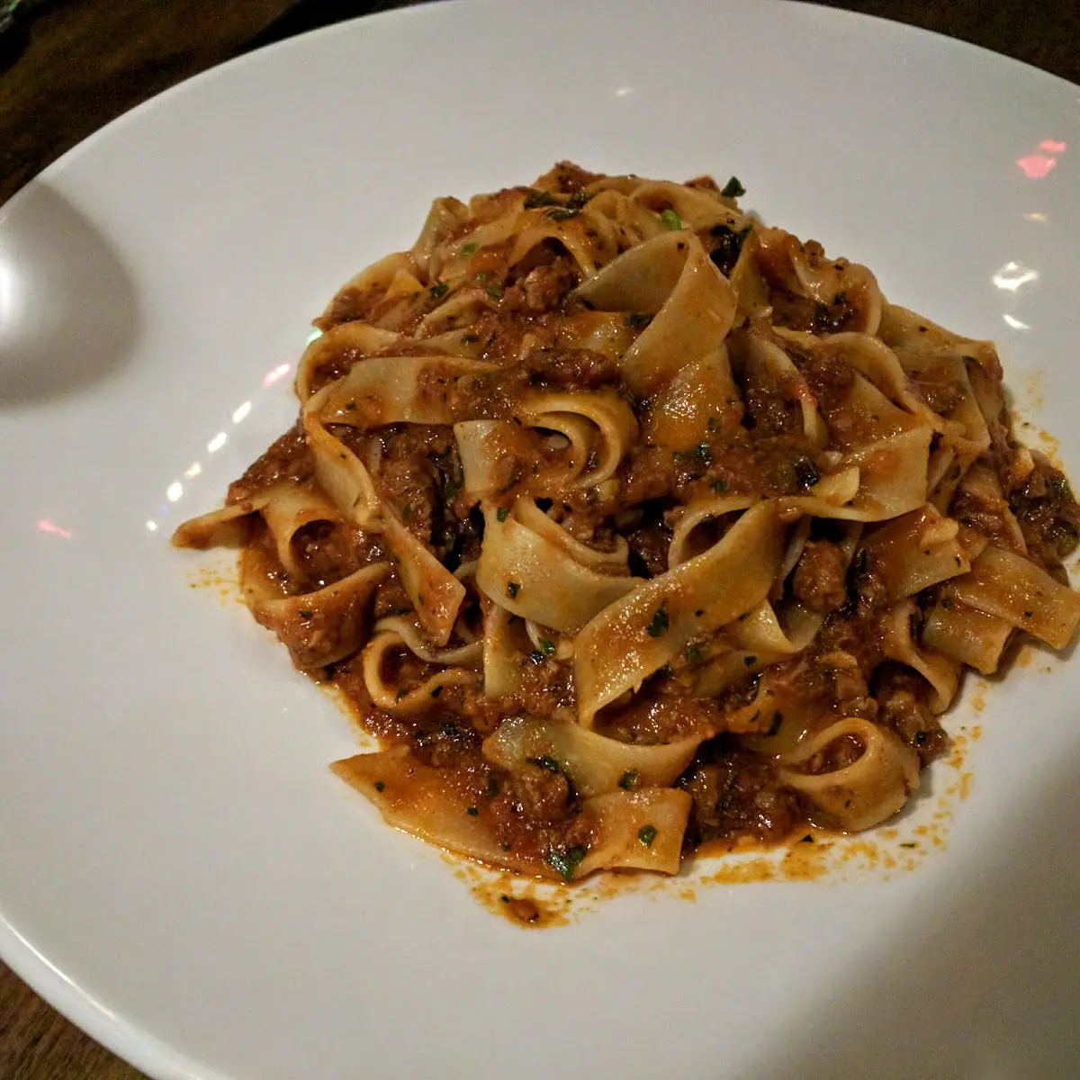 Fettuccine Bolognese