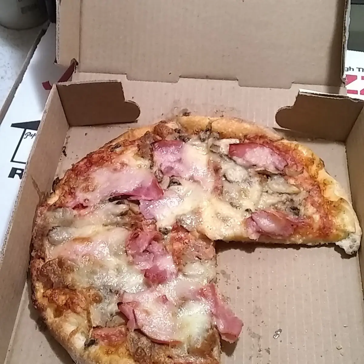 Ham Sausage & Mushroom Pizza