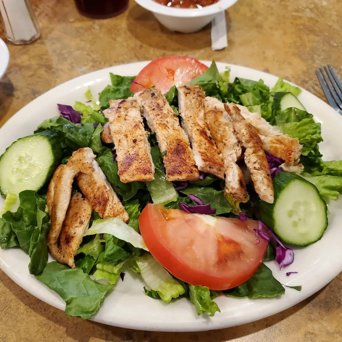 Chicken Strip Salad