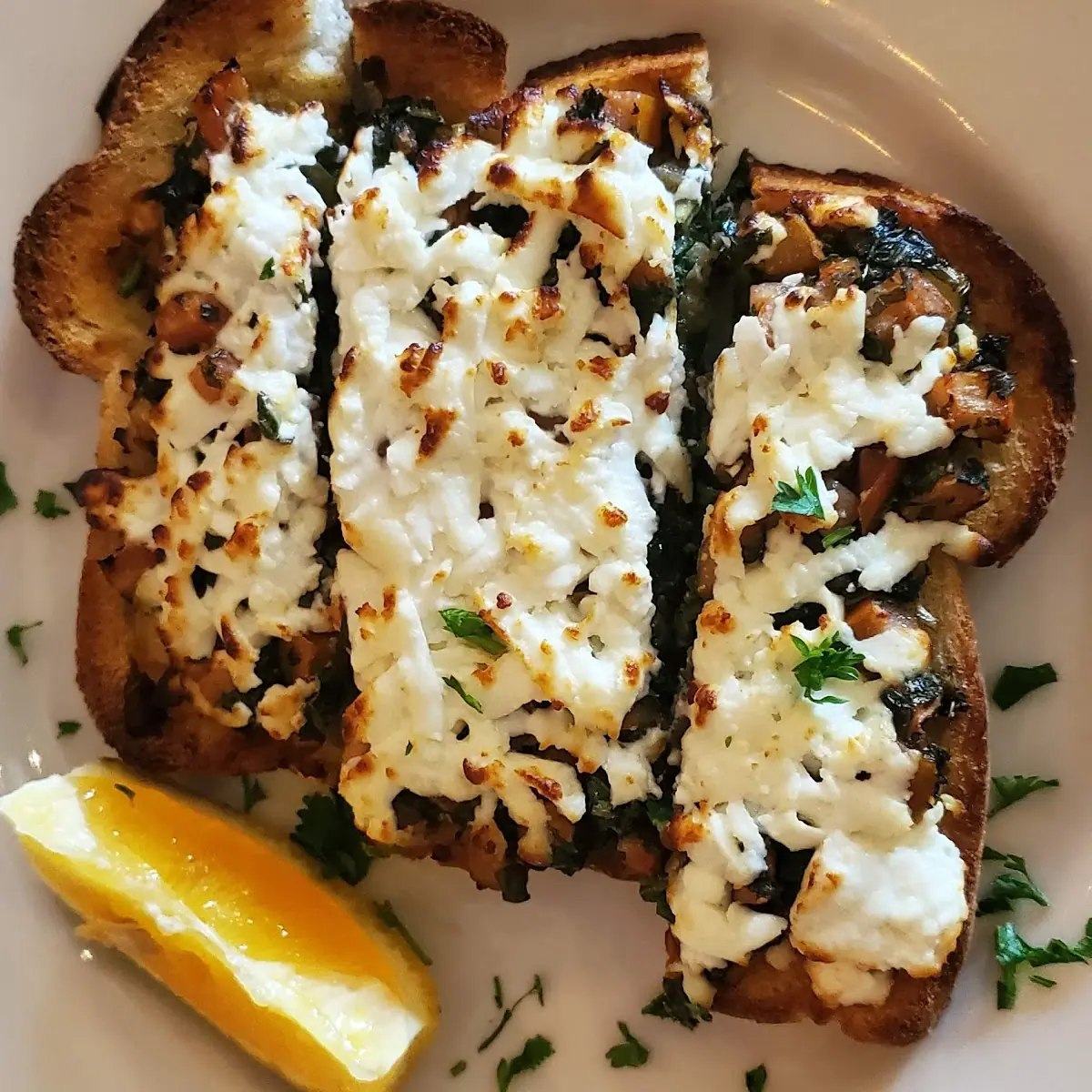 Happy Hour Feta Bruschetta
