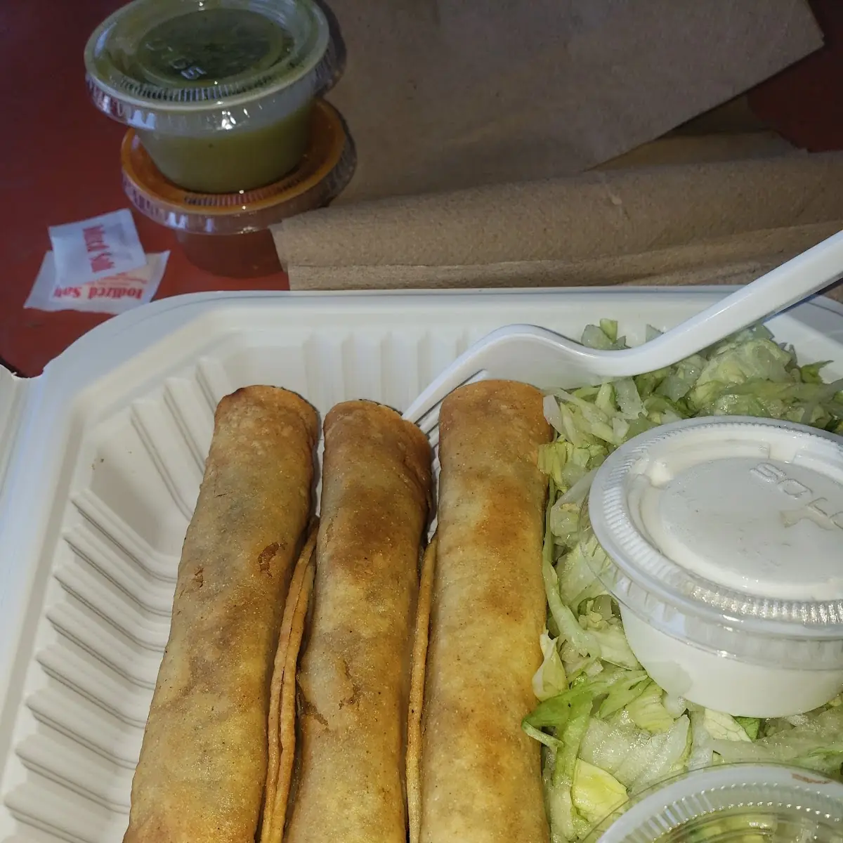 Beef Flautas