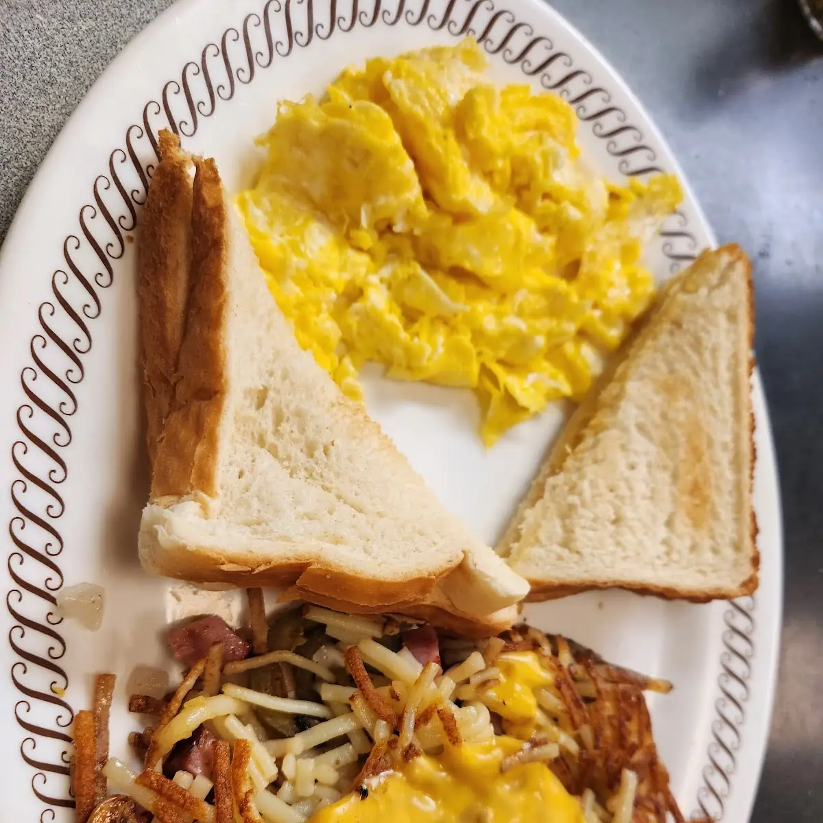 Texas Breakfast Melt with Hashbrowns