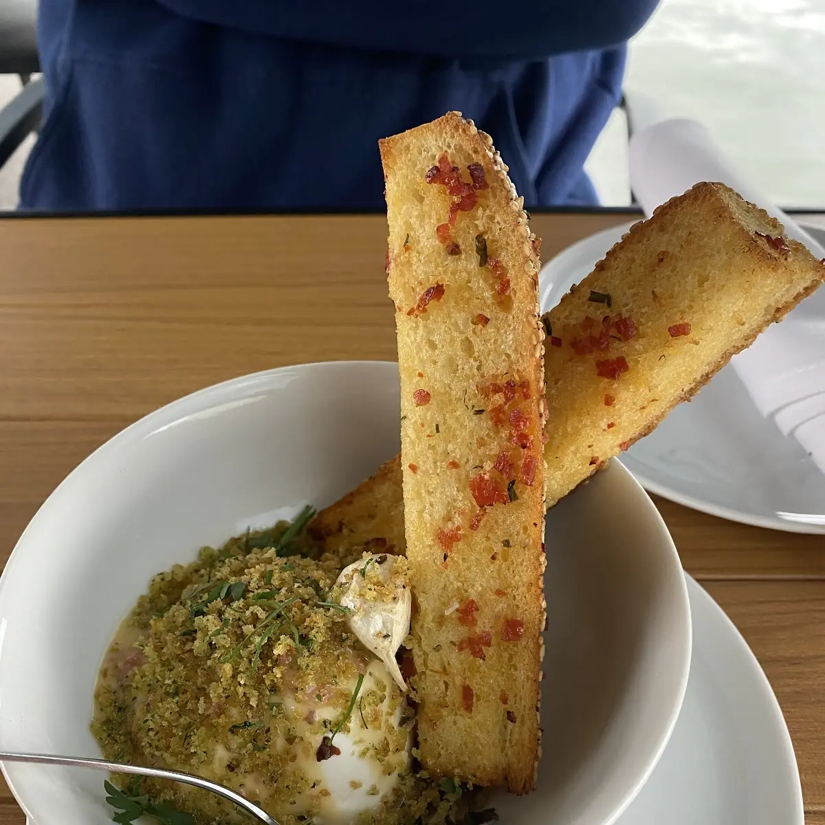 Burrata Garlic Bread