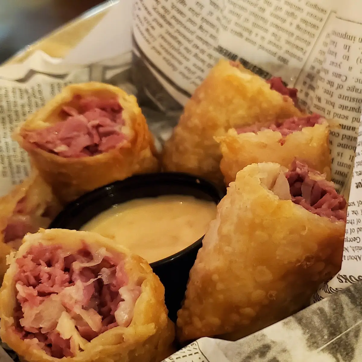 Reuben Eggrolls