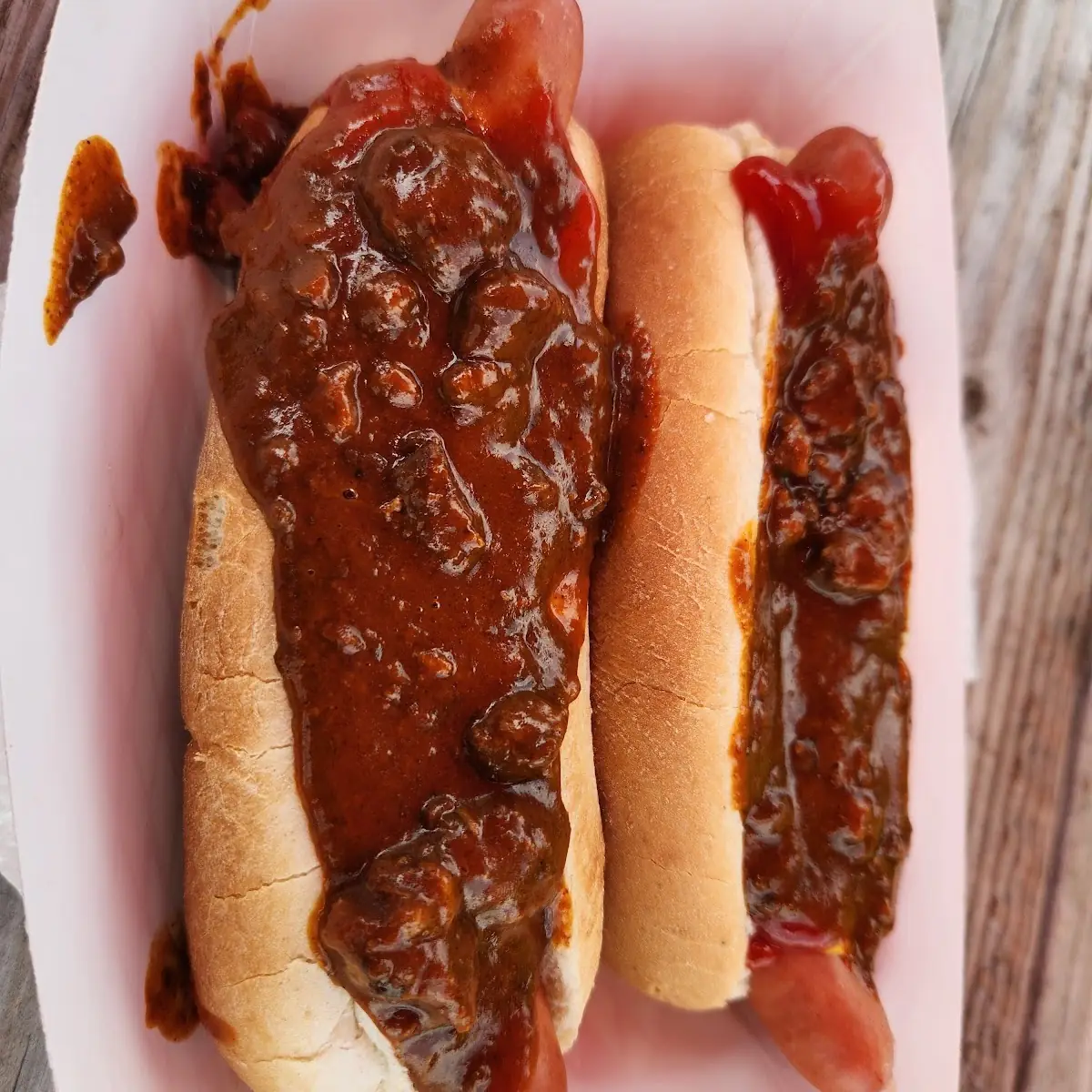 Hot Dogs with Chili