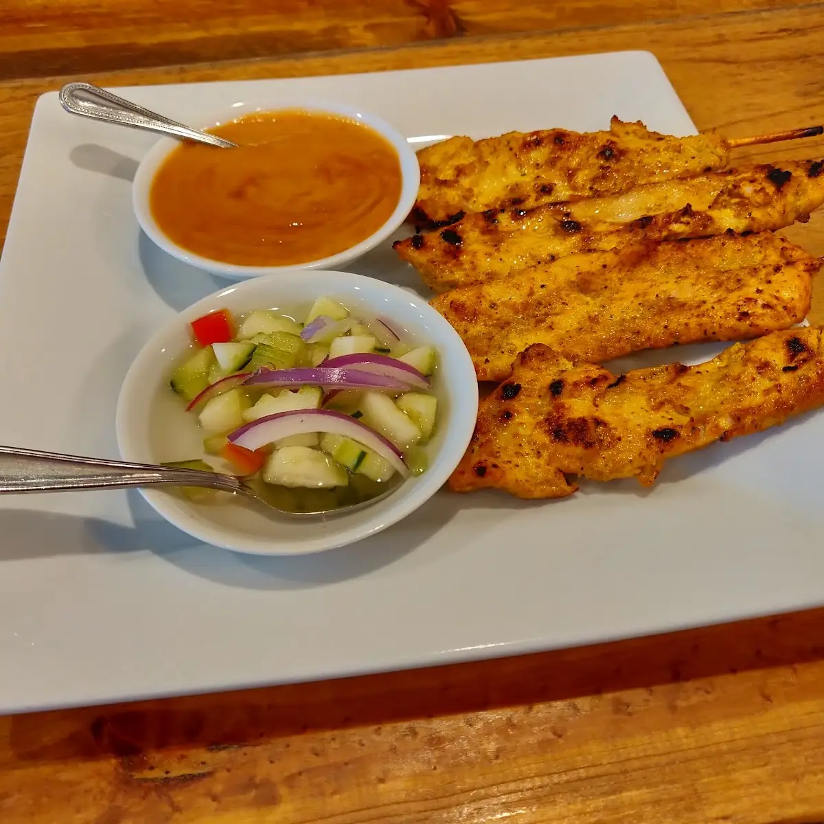 Chicken Satay with Peanut Sauce