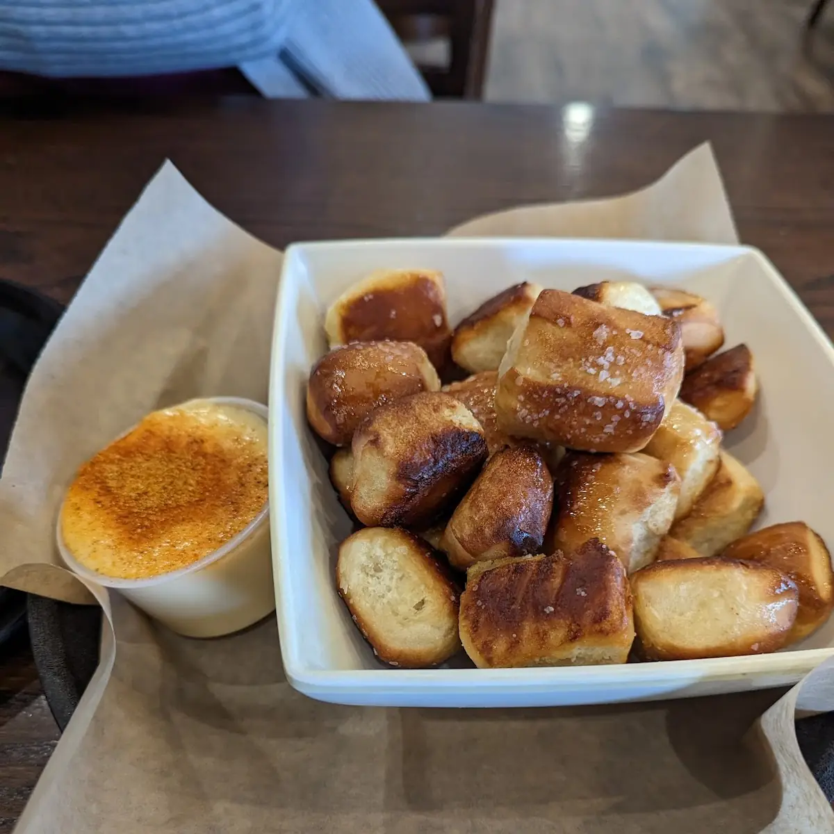 Dinner Rolls with Dipping Sauce