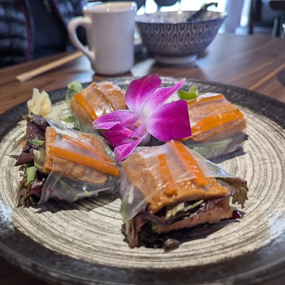 Vegan Ham Spring Roll
