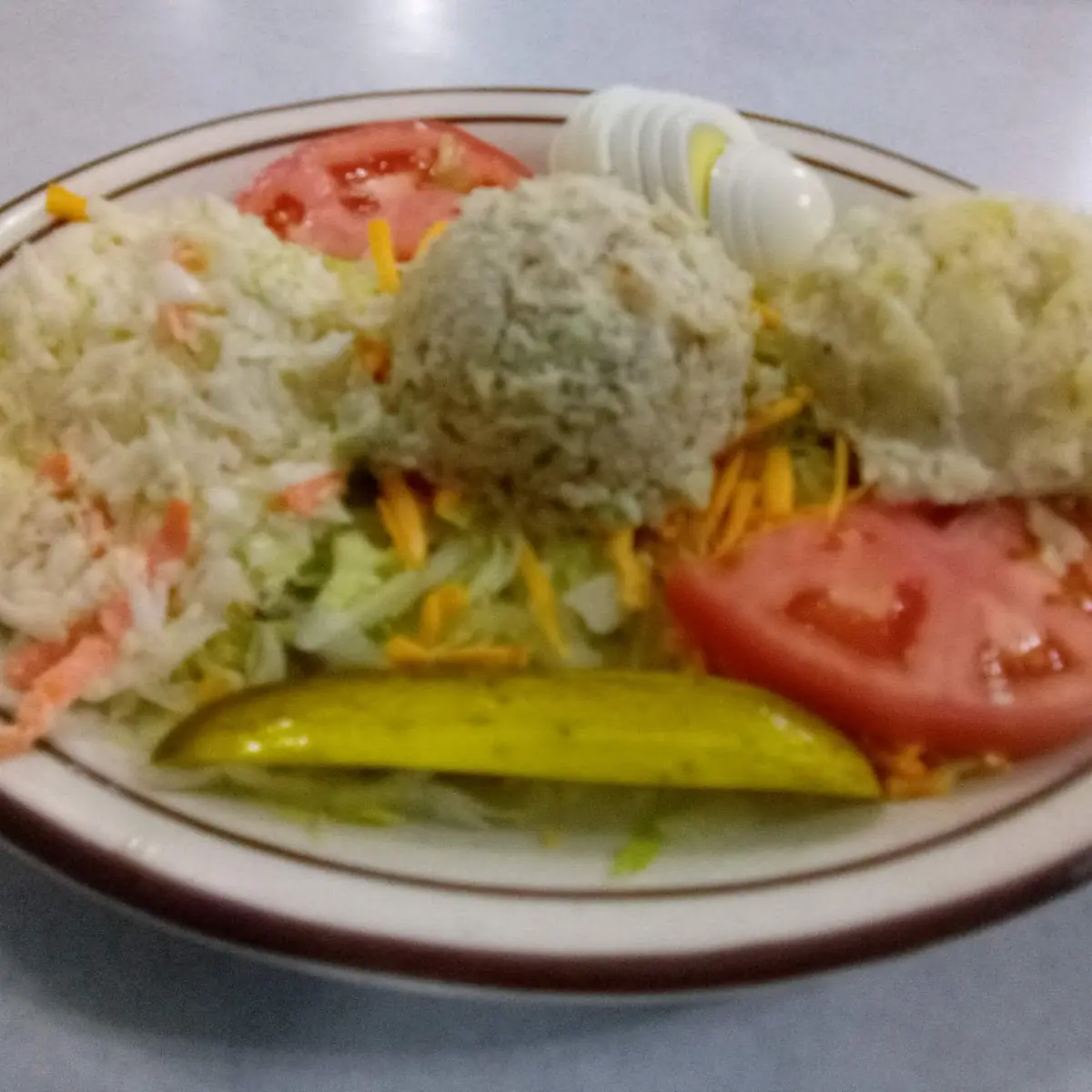 Chicken Salad Cold Platep