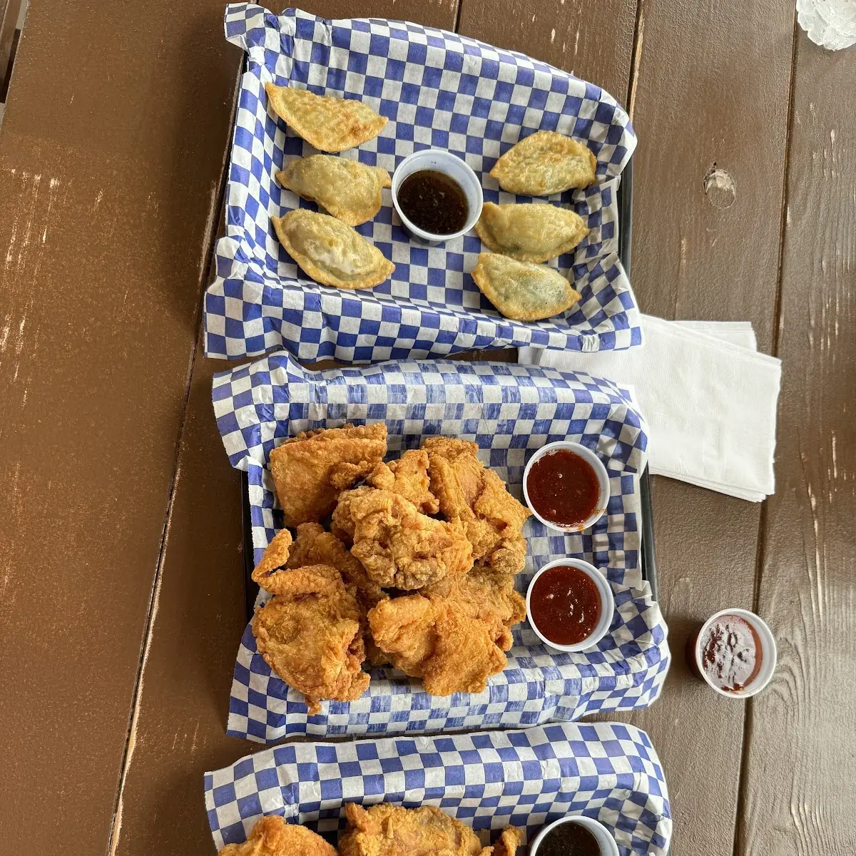 Fried Chicken Wings and Fries