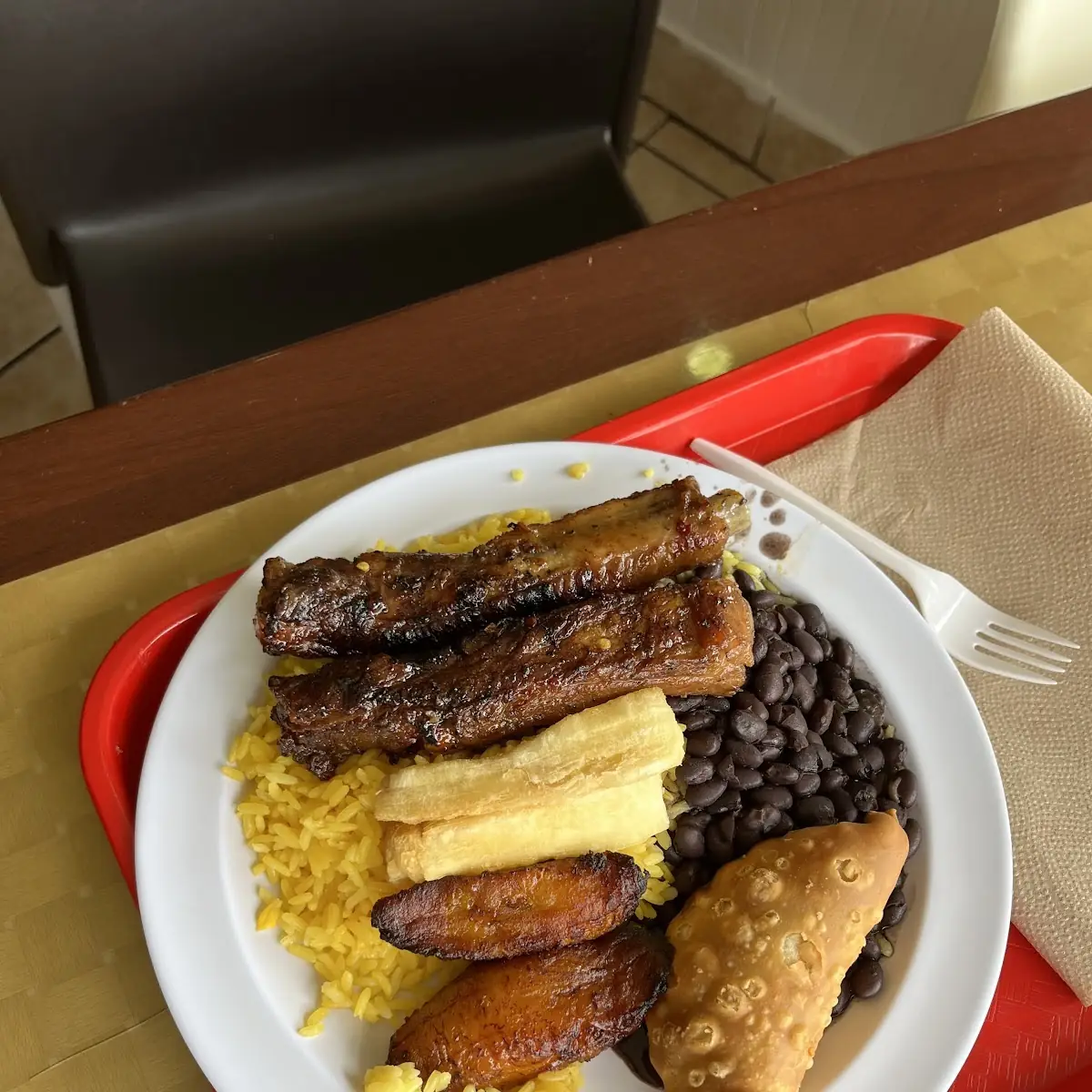 Rice Beans Plantain