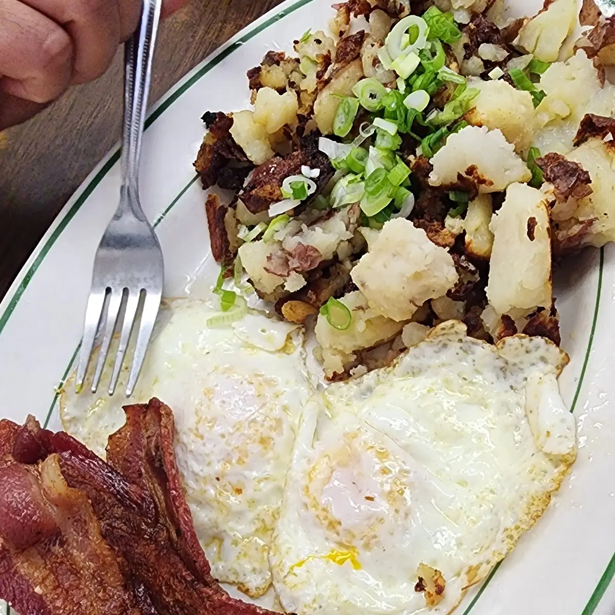 Ranch Breakfast with Ham and Scrambled Eggs