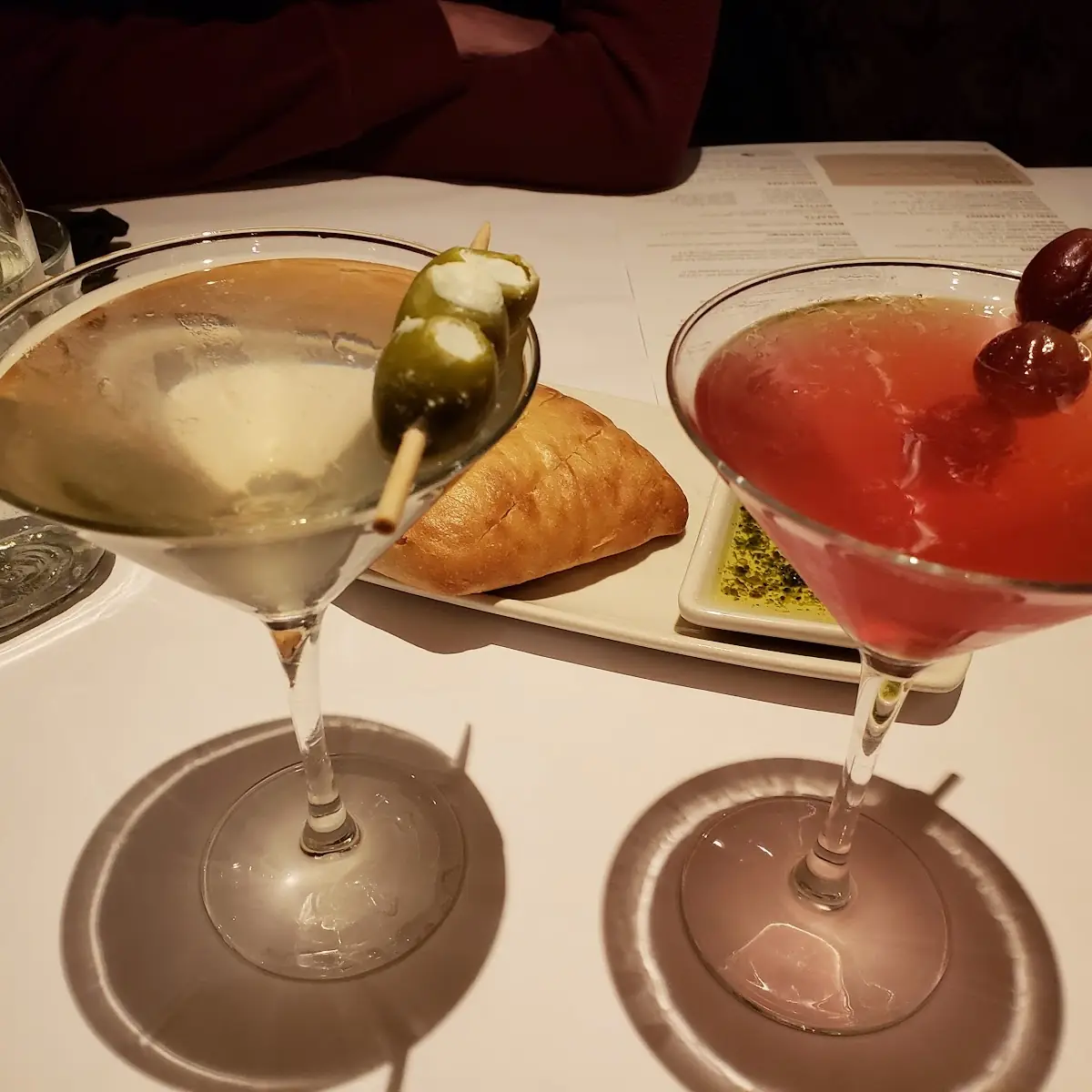 Dirty Martini with Olives