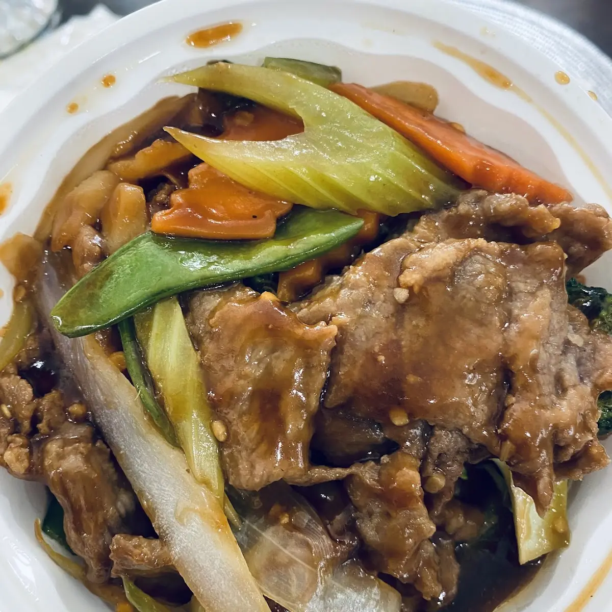 Beef with Garlic Sauce
