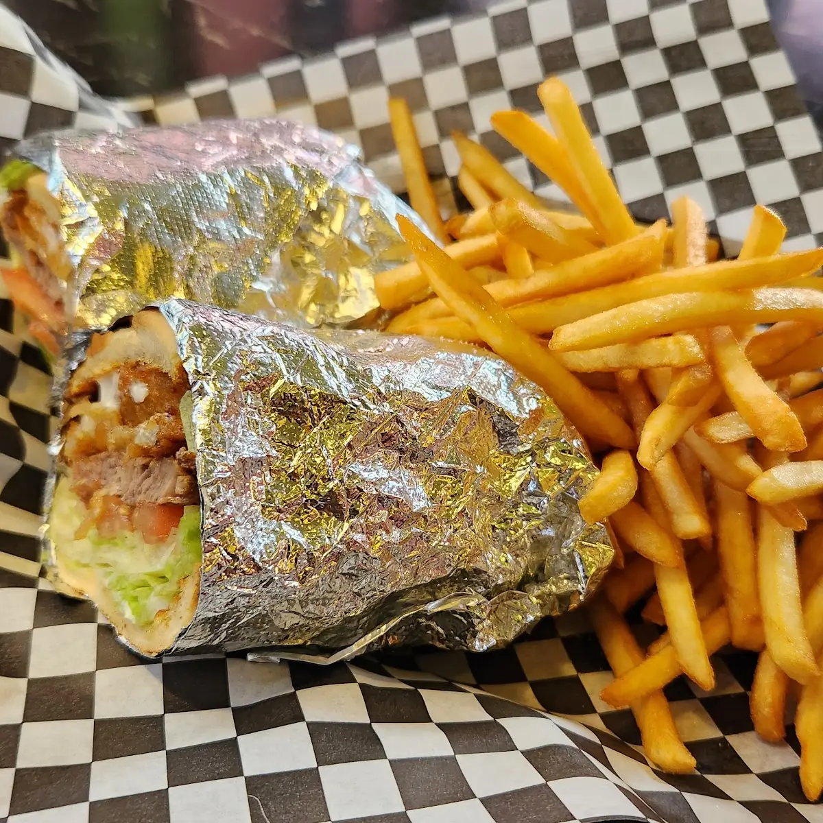 Steak Sandwich with Fries