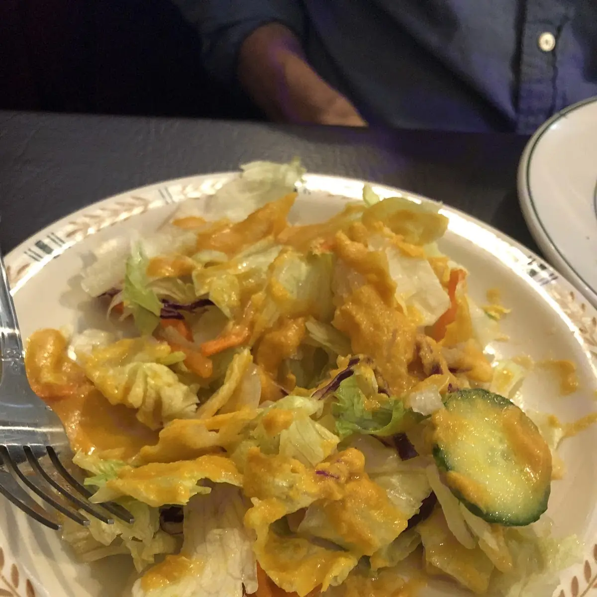 Lunch Side Salad with Ginger Dressing