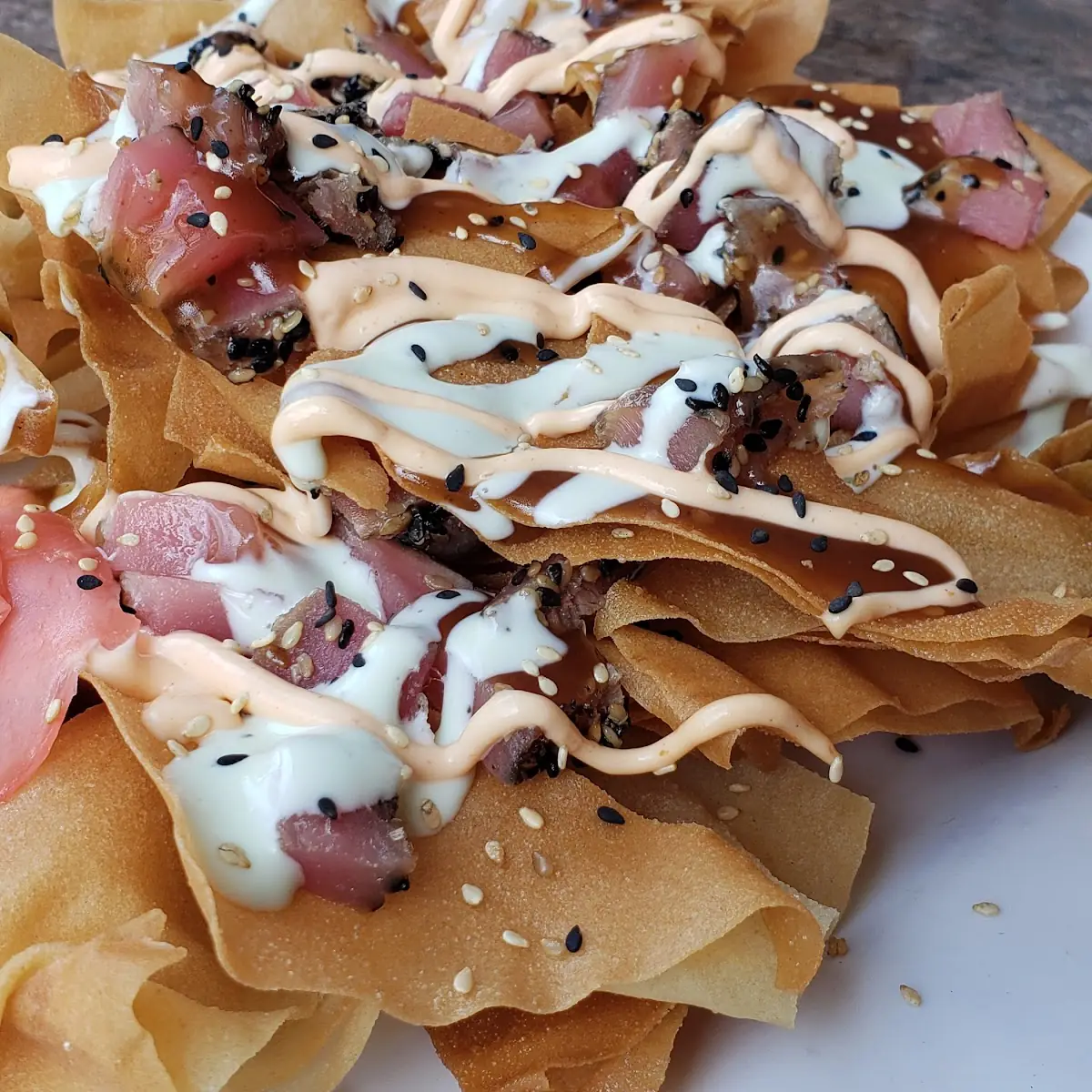 Ahi Tuna Nachos