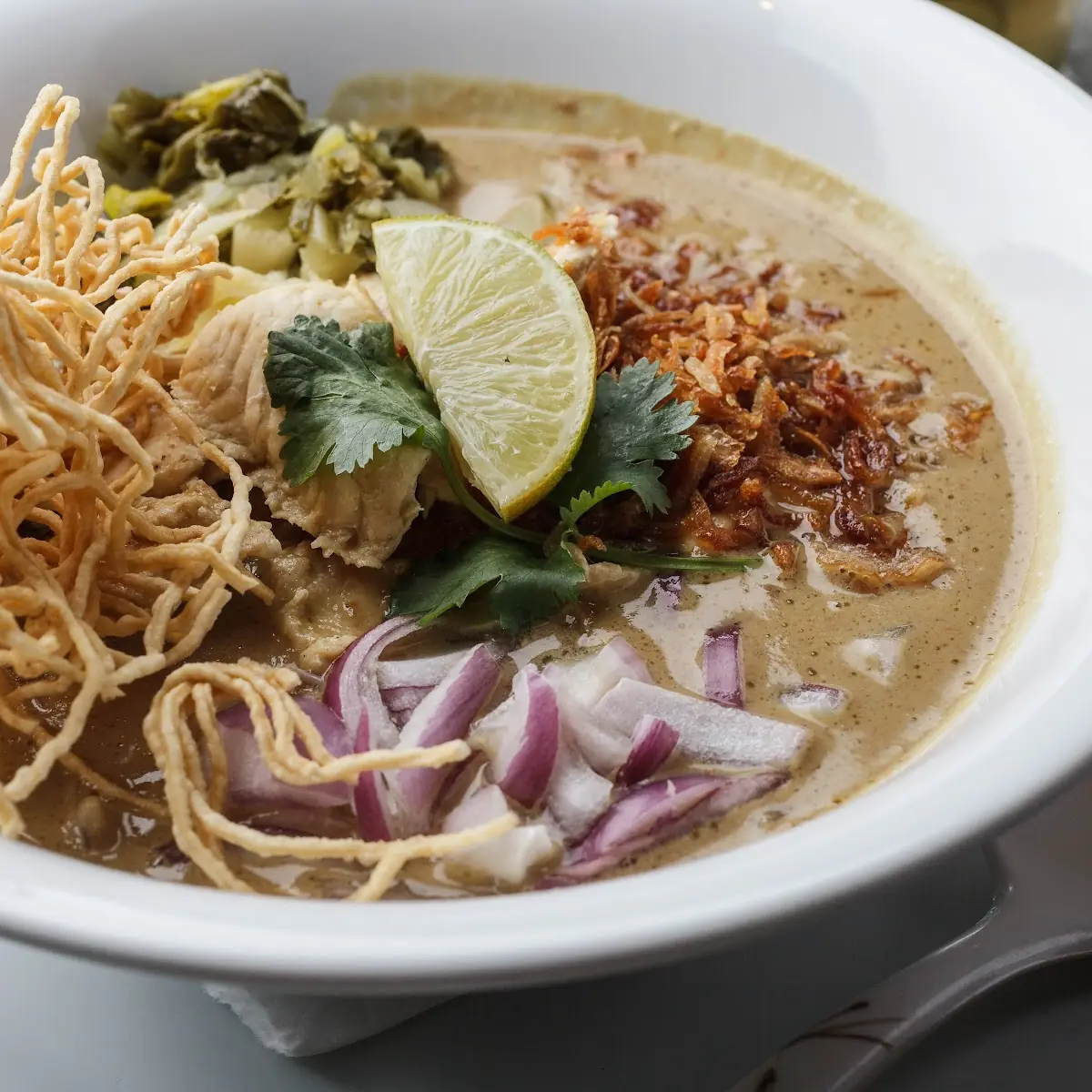 Khao Soi Risotto with Crispy Duck