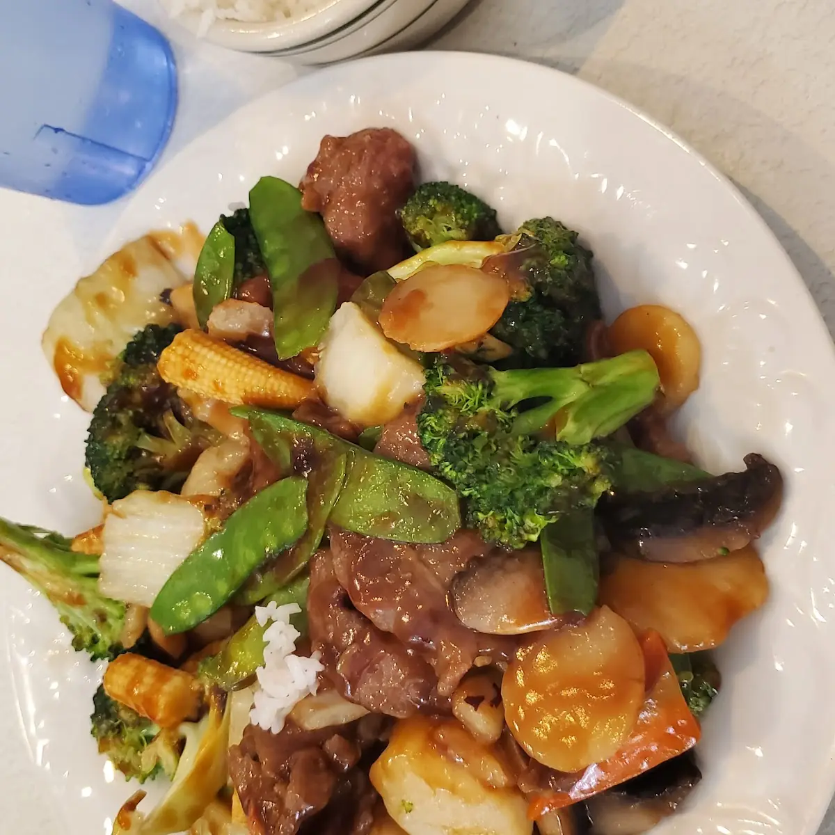 Scallion and Chicken with Mixed Vegetables